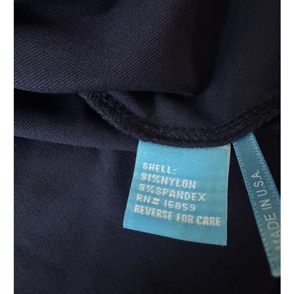 J.McLaughlin |  Navy Blue 1/4 Zip Catalina Cloth Sleeveless Bedford Top | Size S - Picture 7 of 8